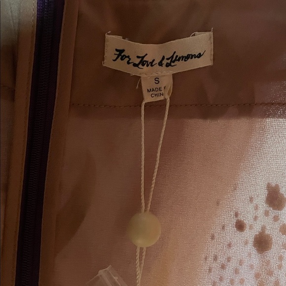 For Love And Lemons | Women’s Purple Floral Sheer Cleo Mini Dress Size Small NWT - Picture 6 of 8